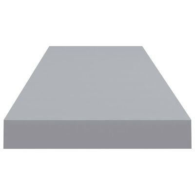 vidaXL Étagère murale flottante gris 90x23,5x3,8 cm MDF