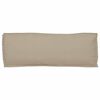 vidaXL Coussin Taupe 110 x 40 x 8 cm Tissu Oxford