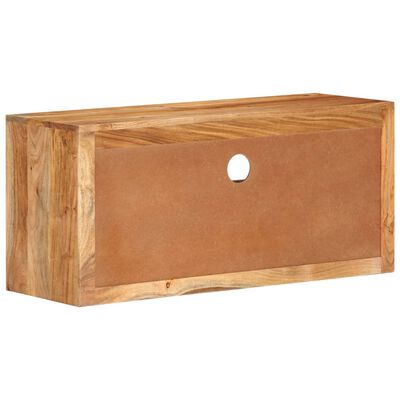 vidaXL Meuble TV 88x30x40 cm Bois d'acacia massif