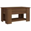 vidaXL Table basse Ch&ecirc;ne marron 79x49x41 cm Bois d'ing&eacute;nierie