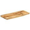 vidaXL Dessus de table 70x30x3,8 cm bord vif bois massif manguier brut