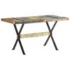 vidaXL Table &agrave; manger 140x70x76 cm Bois de r&eacute;cup&eacute;ration massif