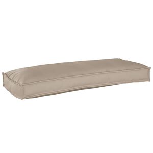 vidaXL Coussin Taupe 100 x 40 x 8 cm Tissu Oxford