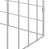 vidaXL Cage pour lapins Argent 400 x 78 x 78 cm Acier galvanis&eacute;