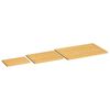 vidaXL Ensemble de planche à découper 3 pcs bambou