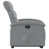 vidaXL Fauteuil inclinable gris clair tissu