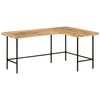vidaXL Bureau 165x110x77 cm bois massif de manguier et fer