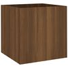 vidaXL Jardini&egrave;re Ch&ecirc;ne marron 40x40x40 cm Bois d'ing&eacute;nierie