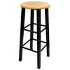 vidaXL Table et tabouret de bar 3 pcs Bois et acier