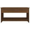 vidaXL Table basse Ch&ecirc;ne marron 102x50x52,5 cm Bois d'ing&eacute;nierie