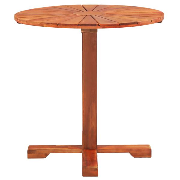 vidaXL Table de bistro 70x70 cm Bois d'acacia massif