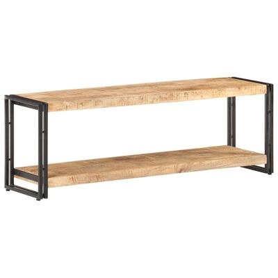 vidaXL Meuble TV 120x30x40 cm Bois de manguier brut