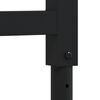 vidaXL Cadres d'établi réglables 2 pcs Métal 55x(69-95,5) cm Noir