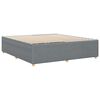 vidaXL Cadre de lit sans matelas gris clair tissu