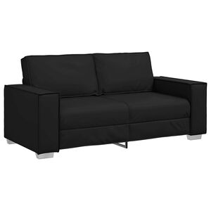 vidaXL Canap&eacute; Noir 180 x 80 x 84 cm tissu