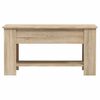 vidaXL Table basse ch&ecirc;ne sonoma 101x49x52 cm bois d'ing&eacute;nierie