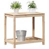vidaXL Table de rempotage avec &eacute;tag&egrave;re 82,5x50x75cm bois massif de pin
