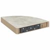 vidaXL &Eacute;tag&egrave;re d'angle murale Gris b&eacute;ton 25x25x3,8 cm MDF