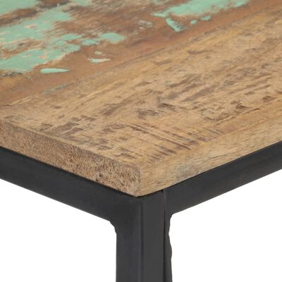 vidaXL Table console 110x35x75 cm Bois de récupération massif