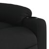 vidaXL Fauteuil de massage inclinable noir tissu