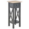 vidaXL Table d'appoint Noir 27 x 27 x 65,5 cm Bois