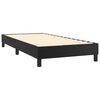 vidaXL Sommier à lattes de lit et matelas noir 100x203cm XL similicuir