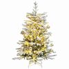 vidaXL Sapin de No&euml;l artificiel articul&eacute; 150 LED et boules 150 cm