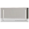 vidaXL Armoire murale de cuisine avec portes coulissantes inox