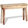 vidaXL Table console Bois de récupération massif