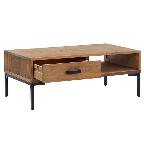 vidaXL Table basse 90x50x35 cm Bois de pin massif