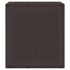 vidaXL Boîte de Rangement de Jardin Marron 55 x 53 x 57 cm
