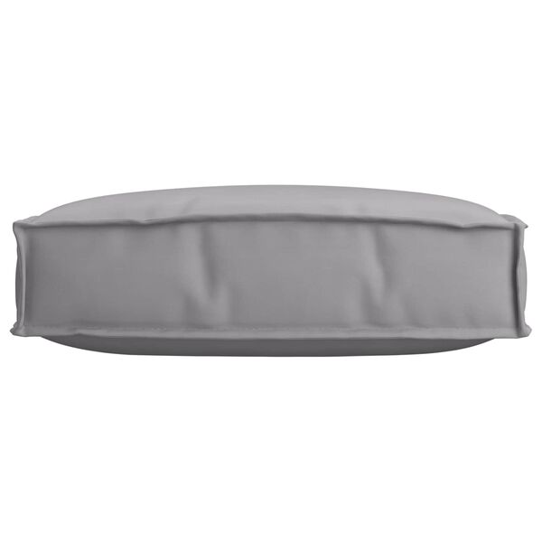 vidaXL Coussin Gris 60 x 60 x 12 cm Tissu Oxford