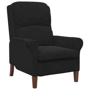 vidaXL fauteuil Noir 76 x 94 x 102 cm Velours