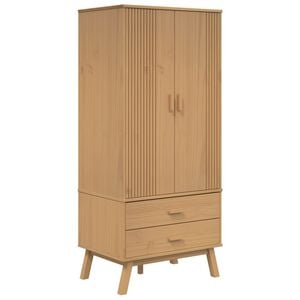 vidaXL Garde-robe OLDEN marron 76,5x53x172 cm bois massif de pin