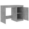 vidaXL Bureau Gris b&eacute;ton 100x50x76 cm Bois d'ing&eacute;nierie
