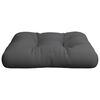 vidaXL Coussin de palette anthracite 60x60x12 cm tissu