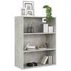 vidaXL Armoire murale suspendue Gris b&eacute;ton 69,5x32,5x90 cm
