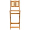 vidaXL Ensemble de bar d'extérieur 3 pcs Bois d'acacia massif