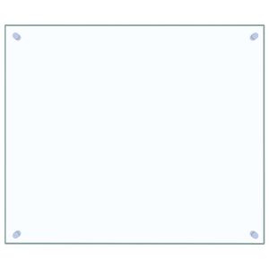 vidaXL Dosseret de cuisine Transparent 70x60 cm Verre tremp&eacute;