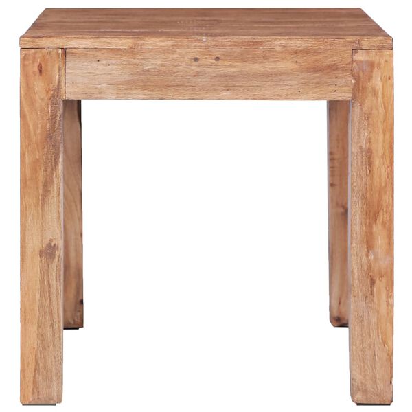 vidaXL Table basse 53x50x50 cm bois d'acajou massif