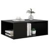 vidaXL Table basse noir 90x67x33 cm bois d'ingénierie