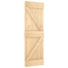 vidaXL Porte NARVIK 70x210 cm bois massif de pin