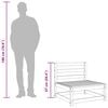 vidaXL Canapés de jardin sans accoudoirs 2 pcs blanc bois pin massif