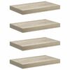 vidaXL &Eacute;tag&egrave;res murales flottantes 4 pcs ch&ecirc;ne 40x23x3,8 cm MDF