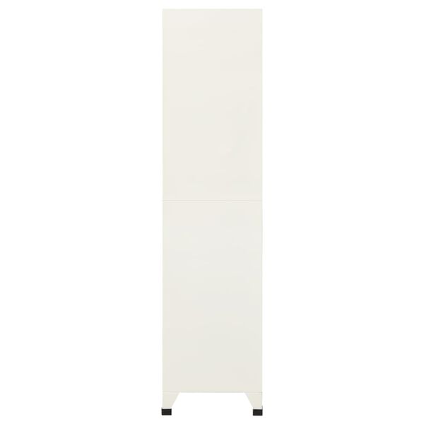 vidaXL Armoire à casiers Gris et bleu 90x45x180 cm Acier