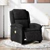 vidaXL Fauteuil inclinable de massage &eacute;lectrique noir velours