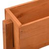vidaXL Jardini&egrave;re pliable de jardin Orange 60x14x75 cm Bois de sapin