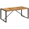 vidaXL Table à manger Bois de manguier brut 180 cm