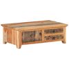 vidaXL Table basse 90x50x31 cm Bois de récupération massif