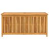 vidaXL Bo&icirc;te de rangement de jardin 120x50x58 cm bois de teck solide